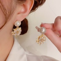 韩式个性精致金属烟花耳坠轻奢小众设计超闪东大门高级感时尚耳环