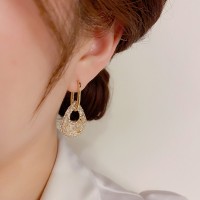日韩精致高级感风满锆水滴一款两戴耳扣女小众设计感时尚耳环