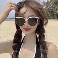 墨镜男款GN黑色三点太阳镜女遮阳镜大框男士韩版潮流潮眼镜出游