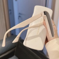 时尚防晒墨镜女高级感2024年方框太阳眼镜女夏季遮阳拍照防紫外线