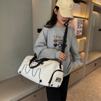 新款大容量旅行包干湿分离健身包女瑜伽包男单肩包运动训练包