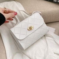 菱格条纹小方包womenhandbags2024韩版手提小包时尚潮包