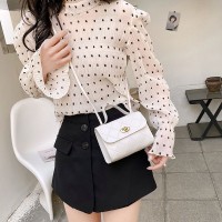 菱格条纹小方包womenhandbags2024韩版手提小包时尚潮包