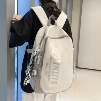 新款书包女高中生日系简约初中生双肩包男初中大学生电脑背包