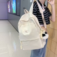 高颜值书包初中生女新款小众设计简约大容量高中生双肩包新款背包