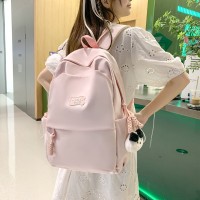 高颜值书包初中生女新款小众设计简约大容量高中生双肩包新款背包