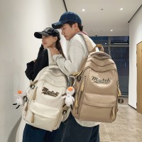 书包男款大学生高颜值学院风初中生高中生双肩包女生潮流情侣背包