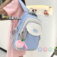 学院风高中初中生大容量书包女高颜值双肩包百搭电脑旅行背包