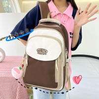 学院风高中初中生大容量书包女高颜值双肩包百搭电脑旅行背包