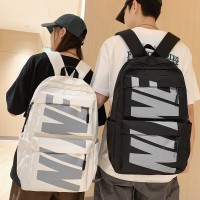 男女款书包高中生大学生新款大容量韩版潮流字母背包双肩包休闲