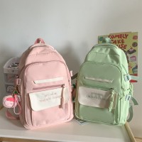初中生书包女孩百搭日系高中生韩版少女双肩包新款中学生轻便书包