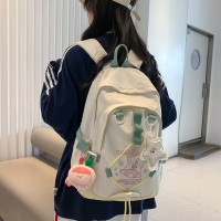 小众百搭背包初中生书包女高质量耐磨新款小学生大容量防水双肩包