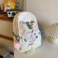 小众百搭背包初中生书包女高质量耐磨新款小学生大容量防水双肩包
