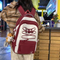 小众不撞款书包女学院风设计感双肩包初中生背包大容量ins风