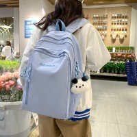 书包女初中生高中生简约百搭高颜值背包大学生日系双肩包