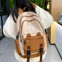 学院风小学生书包女韩版百搭初中生双肩包大容量可爱背包高颜值女