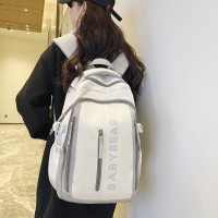 高中生简约书包女小众设计感ins风背包男款韩版中学生双肩包