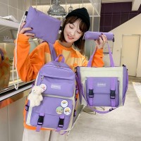 新款双肩包韩版高中ulzzang书包女时尚校园初中生大学生休闲背包