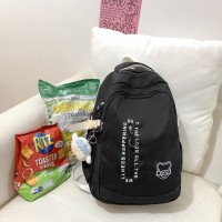 初中生书包女高颜值日系简约高中生潮流撞色双肩包新款旅行背包男