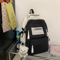 初中生书包女孩高中森系高颜值中学生大容量双肩包ins背包高级感