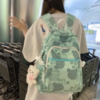 女涂鸦书包ins初中生高中生百搭日系简约可爱双肩包新款韩版背包