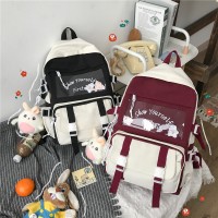 学院风书包女韩版原宿高中生初中学生双肩包时尚新款休闲日系背包