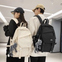 双肩包男士日系简约大容量校园背包女初中生高中大学生潮牌书包男