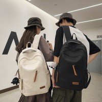 高中生书包高品质韩版简约开学季初中生双肩包女日系学院风背包男