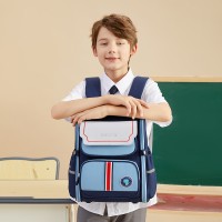 新款小学生书包女英伦风减负护脊透气优质儿童双肩包1