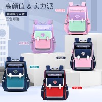 新款书包小学生一二三四五六年级减负护腰儿童书包厂家
