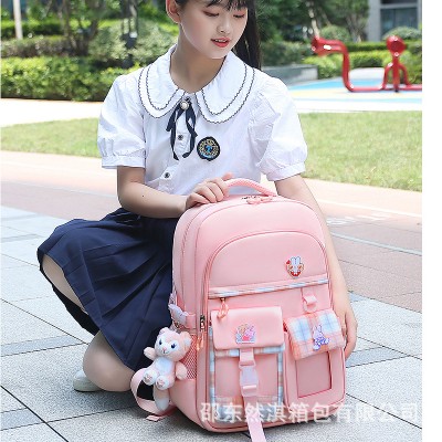 <!--新款公主货源书包小学生女款双肩包可爱减负背包-->