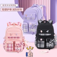 书包女生小学生一二三到六年级儿童减负护脊背包