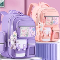 新款儿童减负大容量背包小学生一二三到六年级护脊书包
