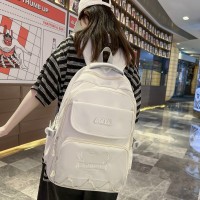 2024新款韩版ins小清新少女背包户外休闲双肩包初高中大学生书包