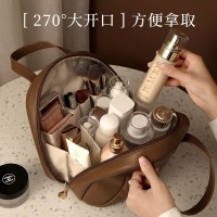 新款贝壳化妆包大容量手提便携式洗漱化妆刷化妆用品收纳包袋收纳