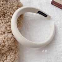 高颅顶宽边海绵头箍秋冬全新款甜美发箍简约发箍头箍diy发饰