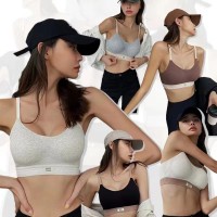 滑板少女~吊带聚拢无钢圈防走光内衣女文胸裹胸防下垂抹胸美背