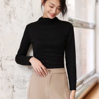 秋冬高领羊绒打底衣女士打底衫修身洋气内搭保暖内衣女长袖