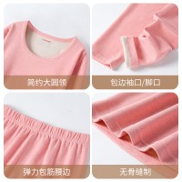 男女士打底衫套装羊毛桑蚕德绒加厚保暖内衣冬季秋衣秋裤秋冬睡衣