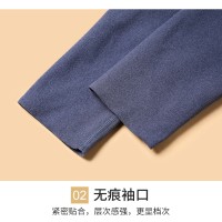 秋冬季加绒加厚双面磨绒冬季保暖内衣套装男士秋衣秋裤情侣保暖衣