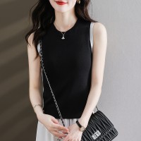 背心女新款夏季薄款上衣西装吊带内搭外穿防走光女冰丝无袖打底衫