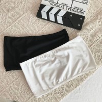 韩版防走光抹胸打底内衣女短款裹胸薄无肩带文胸围胸