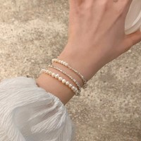 碎银几两巴洛克珍珠手链女款轻奢小众精致高级感网红珠子手串手饰