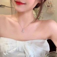 水滴项链女不掉色防过敏小众设计高级感闺蜜锁骨链吊坠送女友礼物