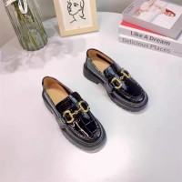 头层牛皮乐福里外真皮一脚蹬小皮鞋时尚百搭女鞋圆头乐福鞋
