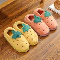 棉拖鞋女家居秋冬季居家室内保暖情侣毛绒家用防滑厚底月子鞋冬天