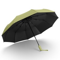 果冻全自动雨伞男女大号黑胶遮阳防晒防紫外线晴雨伞太阳伞三折伞