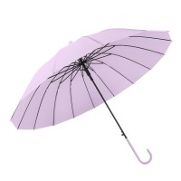 16骨配色防水套雨伞长柄伞晴雨两用大号自动雨伞直杆伞