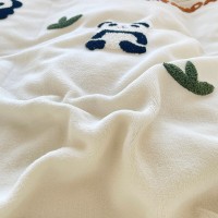 新款牛奶绒毛巾绣四件套系列