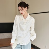 【春季新款】时尚甜美新中式印花衬衫669